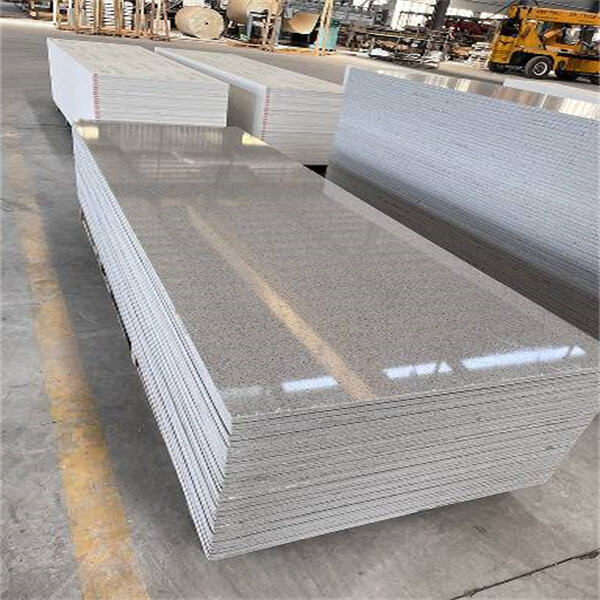Sáng tạo trong bàn bếp thạch anh màu trắng xám: