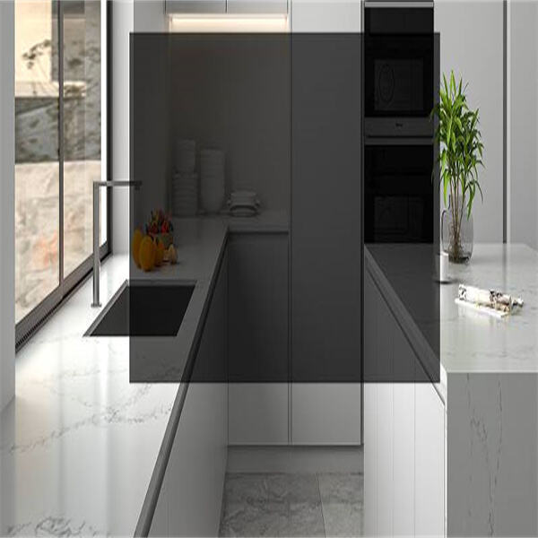 White quartz with stunning black veins